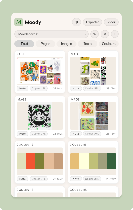 Aperçu de l’extension Moody